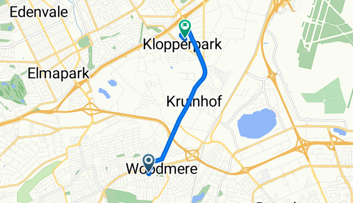 Route to Juweel Street 18, Germiston