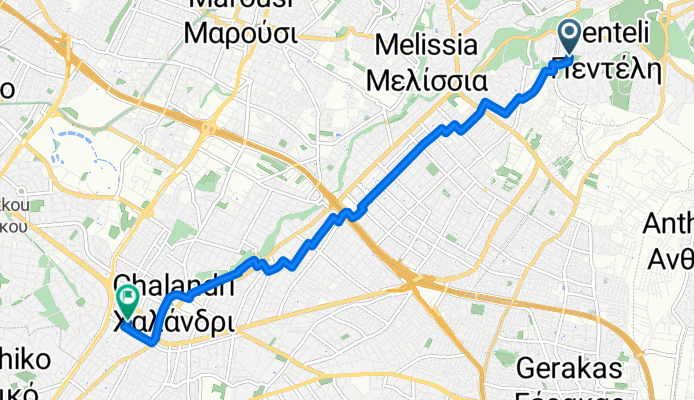 Arkadias 14, Penteli to Zan Moreas 13, Chalandri