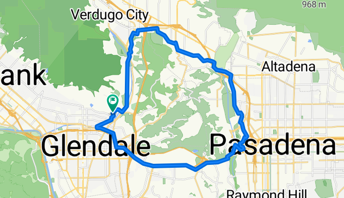 Moderate route in Glendale