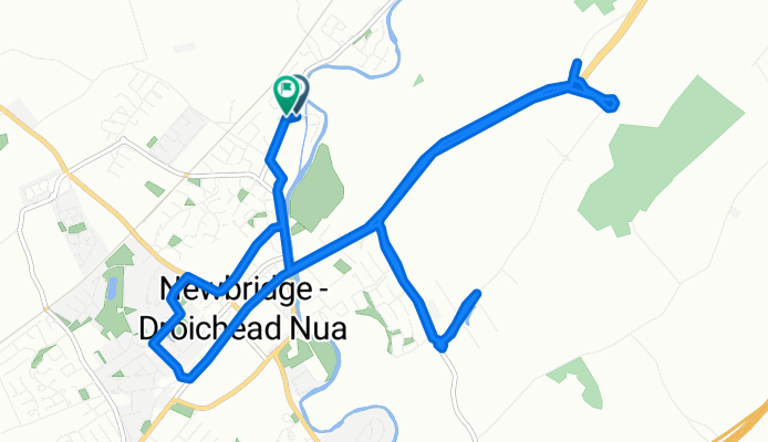 Restful route in Newbridge