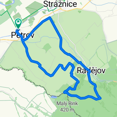 Morning warmup route in Petrov