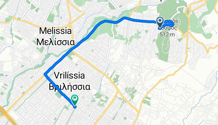 Kotzia 17, Penteli to Aoou 6, Vrilissia