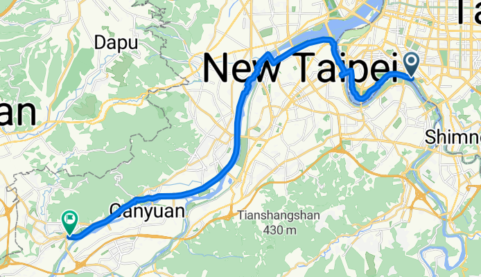 台北市古亭到三峽鶯歌(往桃園)