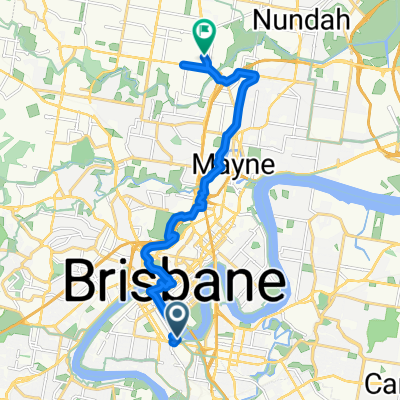 south bank to Nungee