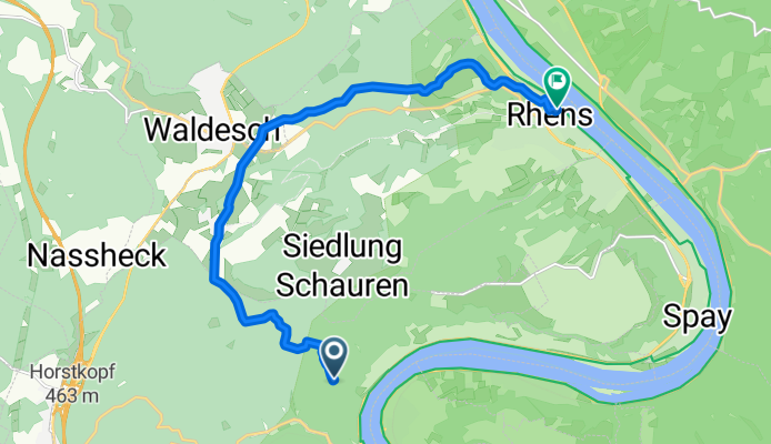 Vierseenblick-Hünefeld-Sanatorium-Gehweg-Rhens