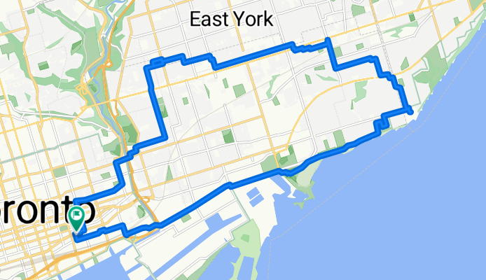 Jenoves Pl, Toronto to 123 Front St E, Toronto