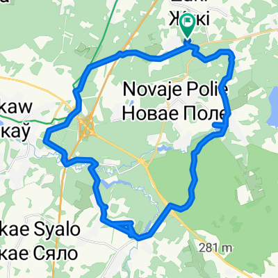 От Unnamed Road, Козельщина до Unnamed Road, Козельщина