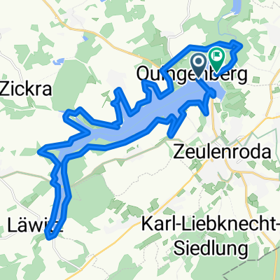 Ortsstraße 4, Silberfeld nach Bauerfeindallee 1, Zeulenroda-Triebes