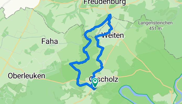 Entspannende Route in Mettlach
