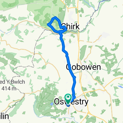 Lakeholme Gardens Oswestry to Chirk Castle Loop