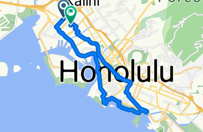 Route in der Bikemap App öffnen