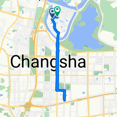 Route from G4 Jinggang'ao Expressway, Changsha