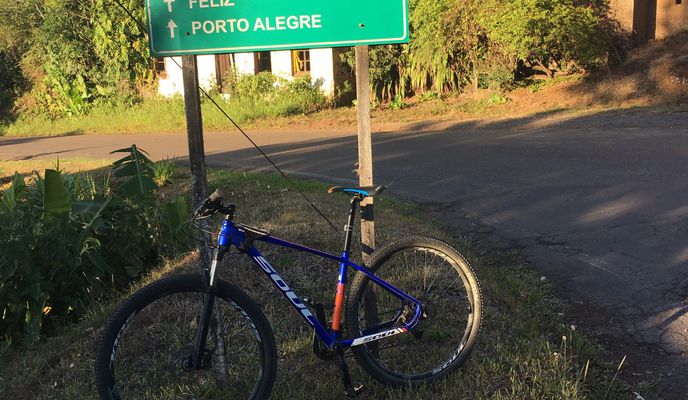 Foto 1 der Bikemap-Route "Farroupilha/auto feliz/feliz/são Vendelino"