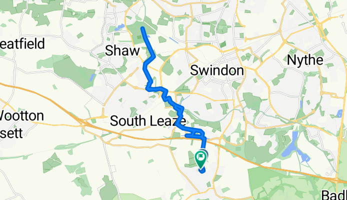 Wroughton to Shaw Forest via 45