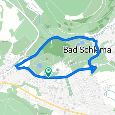 Beginn Planetenwanderweg, Bad Schlema nach Beginn Planetenwanderweg, Bad Schlema