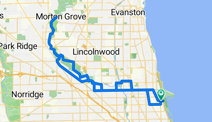 Half of North River Branch and back