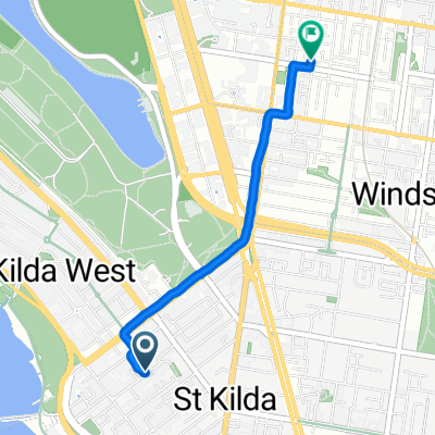 Eildon Road 21, St Kilda to Greville Street 27, Prahran