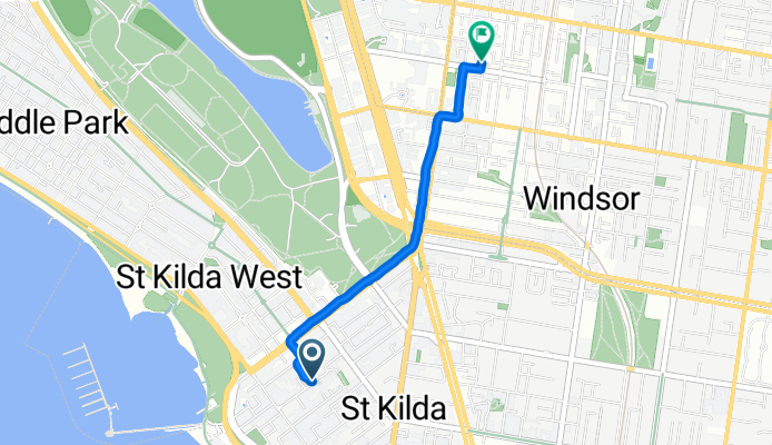 Eildon Road 21, St Kilda to Greville Street 27, Prahran