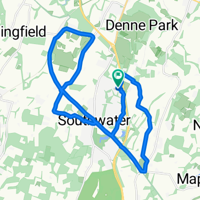 3 Thistle Way, Horsham to 1 Thistle Way, Horsham