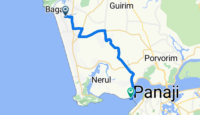 Restful route in Reis Magos