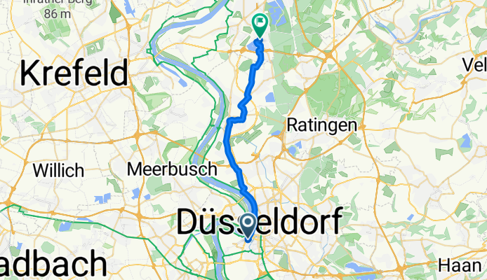 Düsseldorf Radfahren