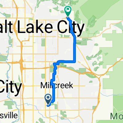 Moderate route in Salt Lake City