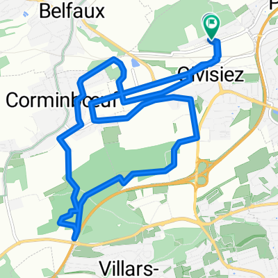 Route stable en Givisiez