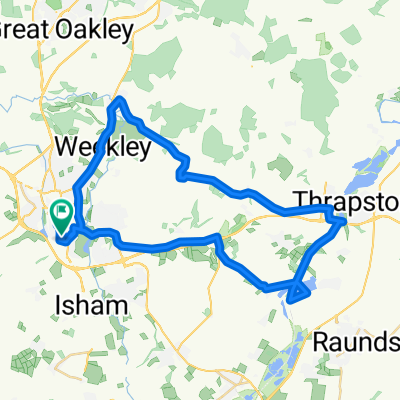 Kettering-Cranford-Thrapston-Slipton-Geddington-Kettering