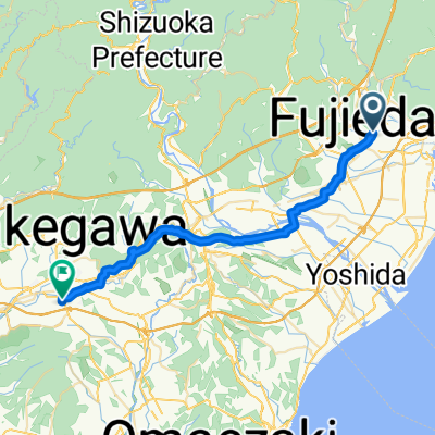91-5, Fujieda nach Kakegawa
