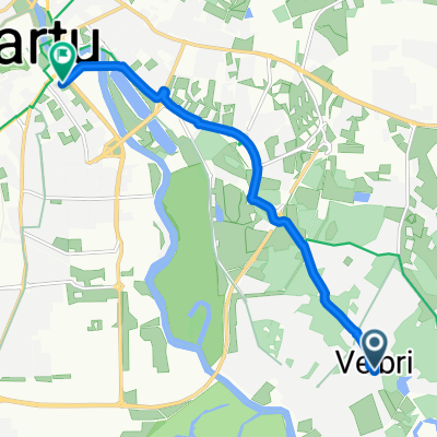 Koidutähe tee 75, Luunja to Riia 2, Tartu