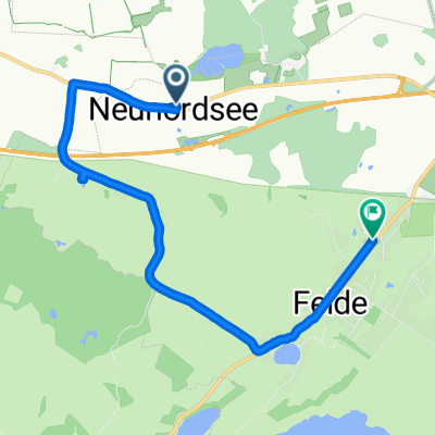 Entspannende Route in Felde