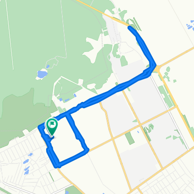 От улица Гоголя 210, Бобруйск до улица Гоголя 210, Бобруйск