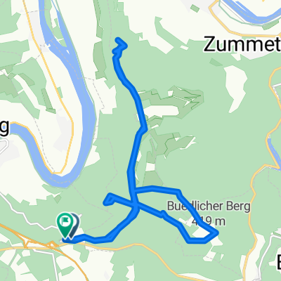 Gerade Fahrt in Mehring