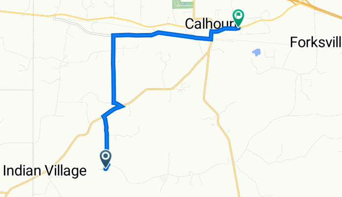 1475 Luebenia Rd, Calhoun to 298 US-80, Calhoun