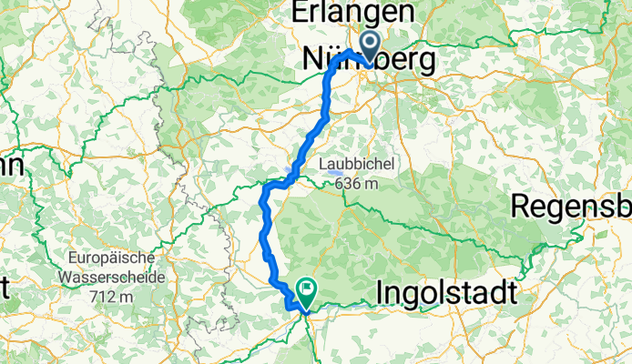 Nürnberg “Flamme” Wassertrüdingen Donauwörth
