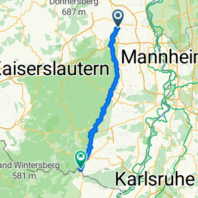 Wandertour Deutsche Weinstraße
