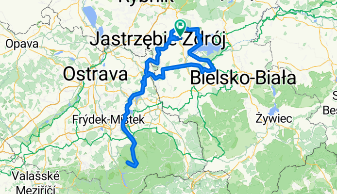 Pawłowice - Łysa Hora (200 km)