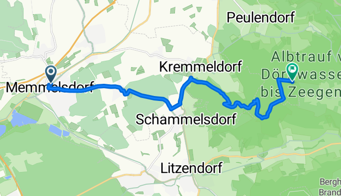 Hauptstraße 39 1/2, Memmelsdorf nach Unnamed Road, Scheßlitz