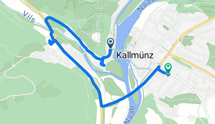 Einfache Fahrt in Kallmünz