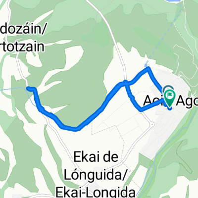 Ruta moderada en Aoiz