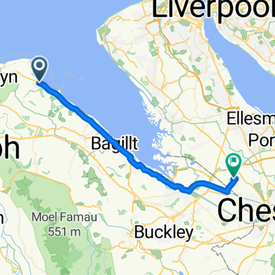1 Main Road, Holywell to 11 Thomas Wedge Road, Chester