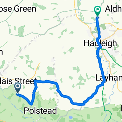 Colchester to Aldham Mill Hill