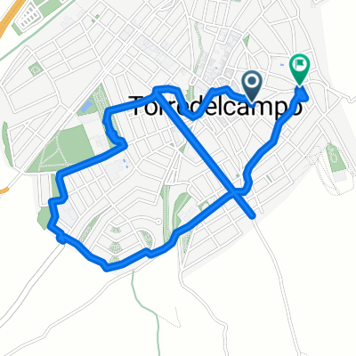 De Calle Granados 15 Torre del Campo a Calle San Sebastián 103, Torre del Campo