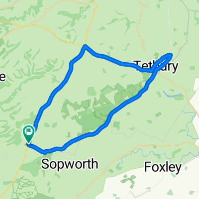 A46, Badminton to A46, Badminton