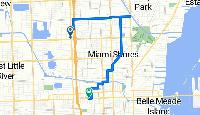 Northwest 7th Avenue 10411, Miami to Northwest 79th Street 333, Miami