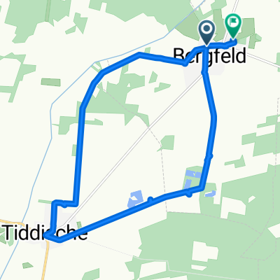 Moderate Route in Bergfeld