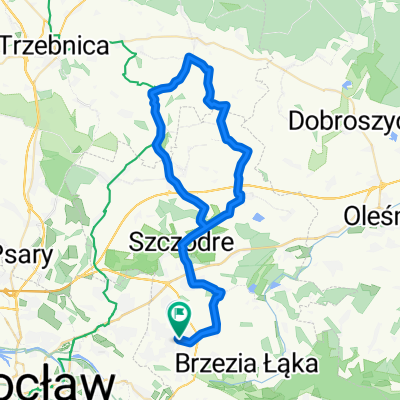 Kiełczów-Węgrów-Tarnowiec-Kiełczów