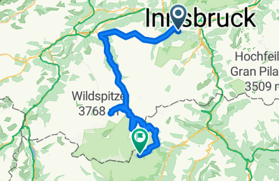 Route in der Bikemap App öffnen