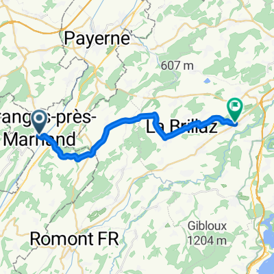 De Sentier Sous-Bosset 2, Valbroye à Route d'Onnens 1, Neyruz