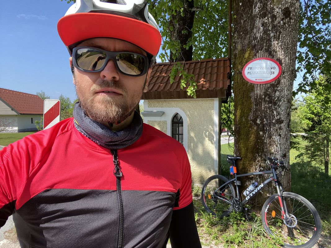 Moderate route in Idrija